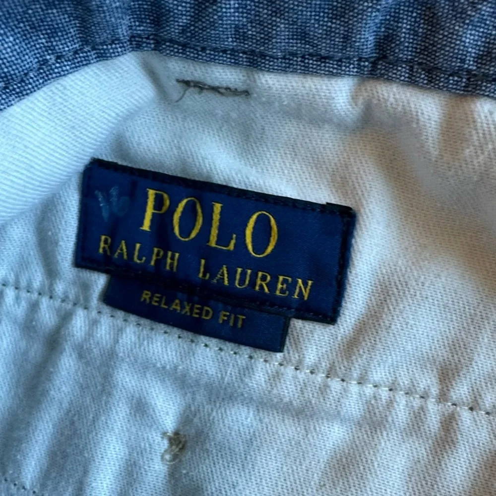 Polo Ralph Lauren Shorts Men’s Size‎ 36 Light Tan Relaxed Fit Flat Front Chino